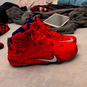 Nike LeBron James 12 Shoes  Rare Independence Day edition